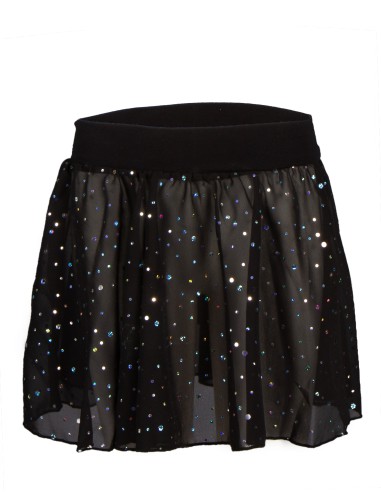 12PK3926-900 Skirt, sparkle dots voile