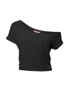 16PK2240-900 T-shirt kort, off shoulder, viscose