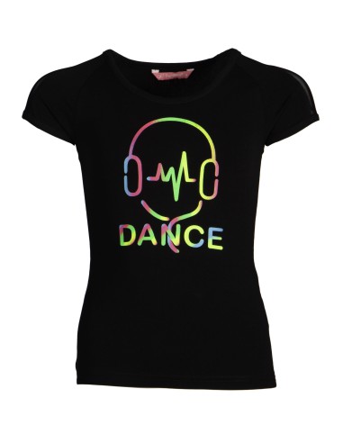 20PK2936-900 T-shirt raglan sleeves, cotton "DANCE BEAT"