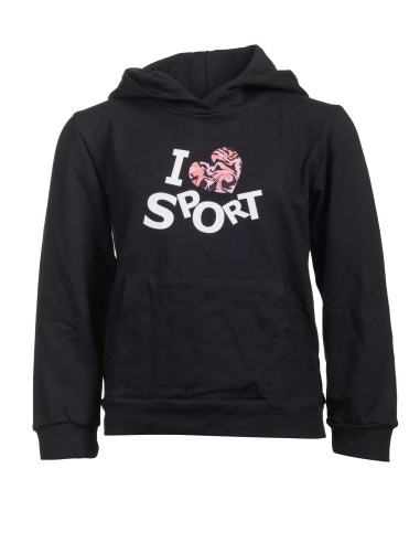 243BPK2052-900 Sweat hoodie "I LOVE SPORT", french terry