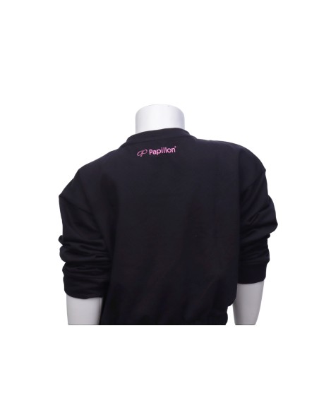 24PK2948-900 Sweater crewneck, french terry "DANCE"