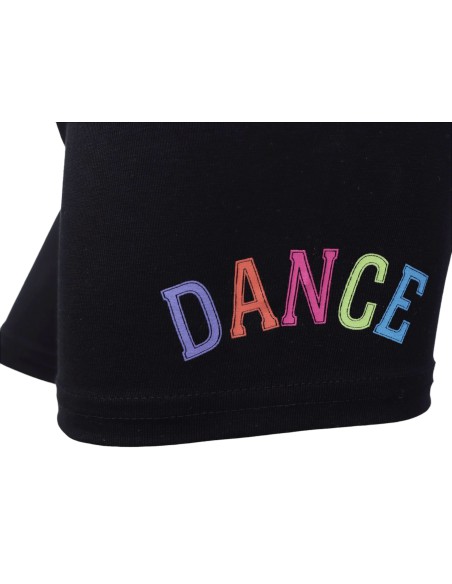 24PK3007-900 Hot pants flip over band, cotton "DANCE"