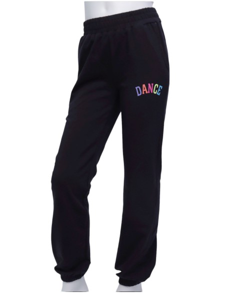 24PK3950-900 Sweat pants cuff, french terry "DANCE"