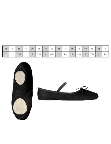 PA1012-900 Soft ballet shoe, canvas,...