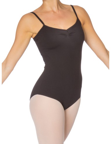 PA4005-900 Spaghetti strap leotard,pinched front and back, supplex