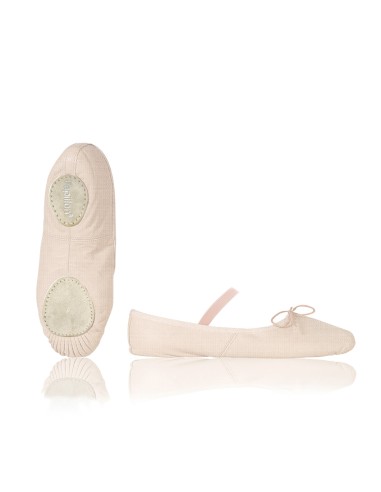 PK1012-500 Balletschoen canvas, split zool