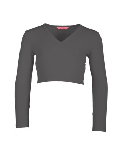 PK2055-900 Cross-over top, long sleeves, cotton