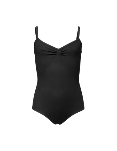 PK4004-900 Spaghetti strap leotard,pinched front and back, cotton