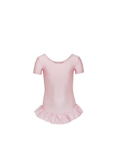 PK4043-500 Leotard short sleeves, lycra frill