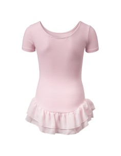 PK4044-500 Leotard short sleeves, double voile frill, cotton 2