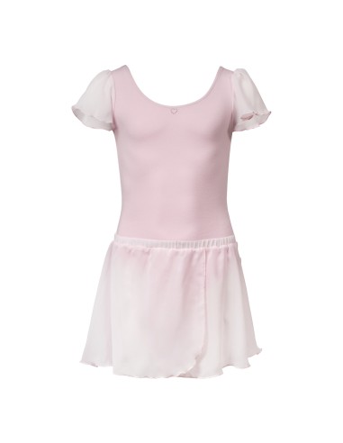 PK4162-500 Leotard and skirt, little heart, cotton