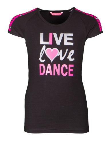 2211PK2954-900 Shirt raglan  "I  Love Dance"