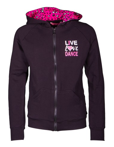 2211PK2955-900 Jacket hooded "I Love Dance"