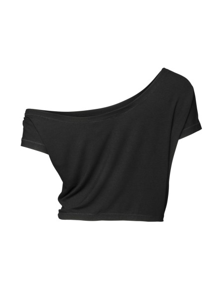 10PA2240-900 T-shirt kort, off shoulder, viscose