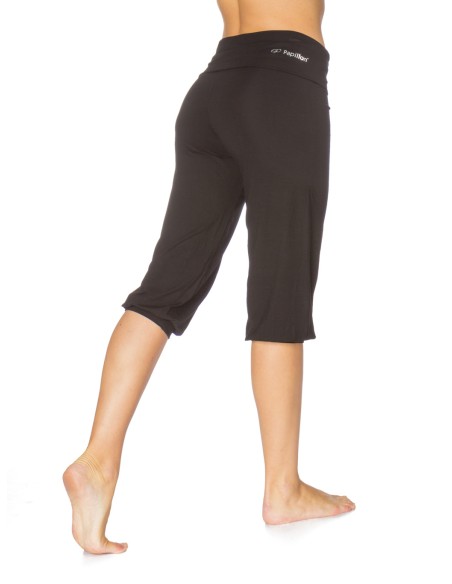 10PA3239-900 Knee pants, flip-over band, viscose