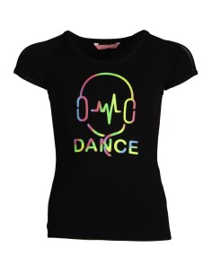 20PK2936-900 T-shirt raglan sleeves, cotton "DANCE BEAT" 2