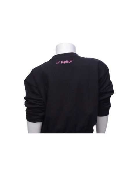 24PK2948-900 Sweater crewneck, french terry "DANCE"