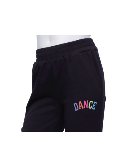 24PK3950-900 Sweat pants cuff, french terry "DANCE"