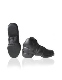 PA1500-900 Dance sneaker leer, split zool, hoog model 2
