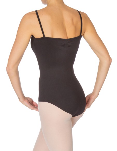 PA4005-900 Spaghetti strap leotard,pinched front and back, supplex