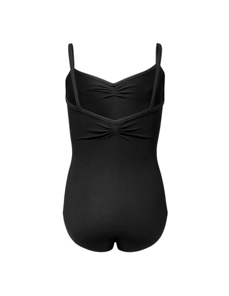 PK4004-900 Spaghetti strap leotard,pinched front and back, cotton