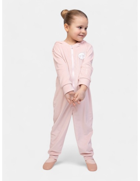 2442PK4901-500 Onesie hooded, velours "Butterflies"