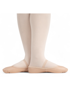 PK1015-500 Soft stretch ballet shoe, leather, full sole 2