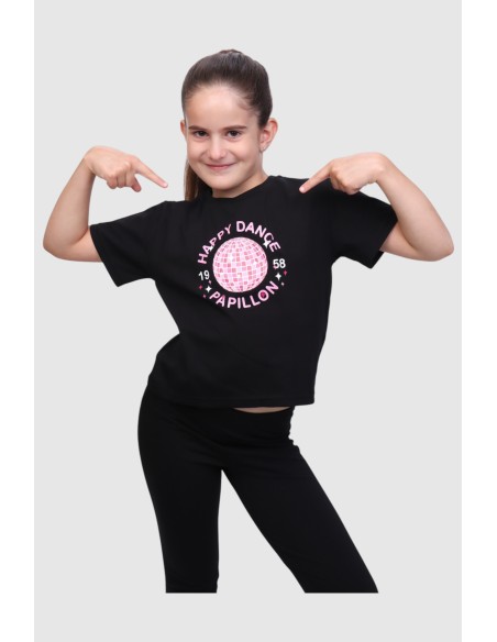 2531PK2903-900 Oversized T-shirt cotton "HAPPY DANCE"