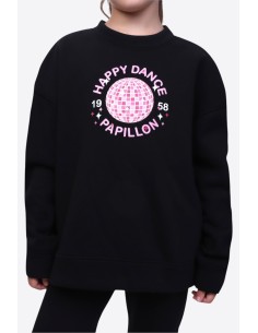 2531PK2910-900 Sweater crewneck, jogging brushed "HAPPY...