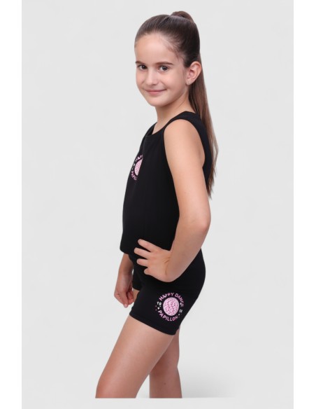 2531PK3007-900 Hot pants flip over band, cotton "HAPPY DANCE"