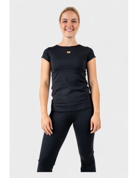 2532PA2906-900 T-shirt, nylon spandex "BUTTERFLY"