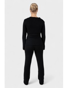 2532PA2912-900 Warm up wrapped vest flared, knitted 2