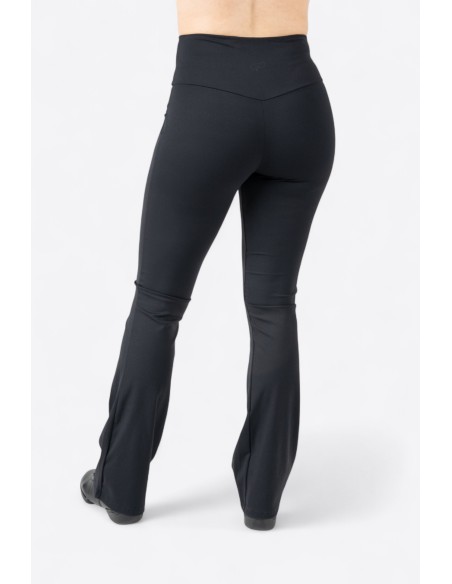 2532PA3921-900Leggings flared high waist, nylon spandex
